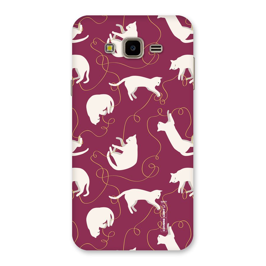 Lazy Kitty Back Case for Galaxy J7 Nxt