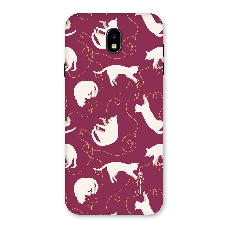 Lazy Kitty Back Case for Galaxy J7 Pro