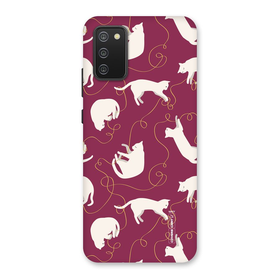 Lazy Kitty Back Case for Galaxy M02s