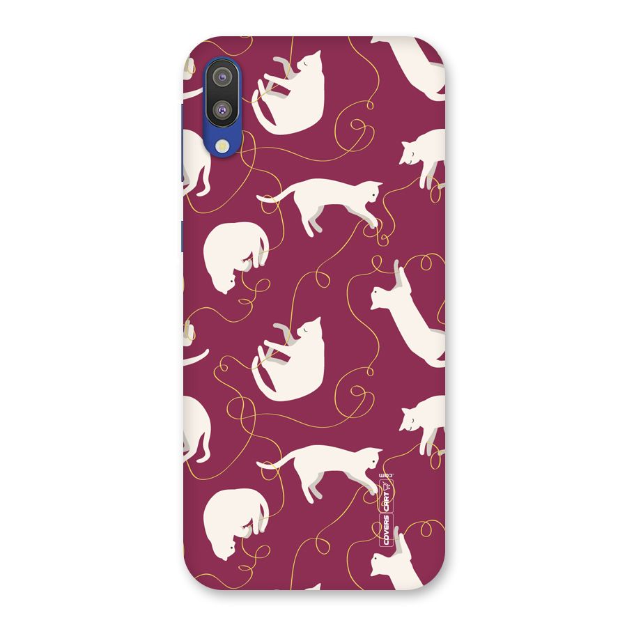 Lazy Kitty Back Case for Galaxy M10