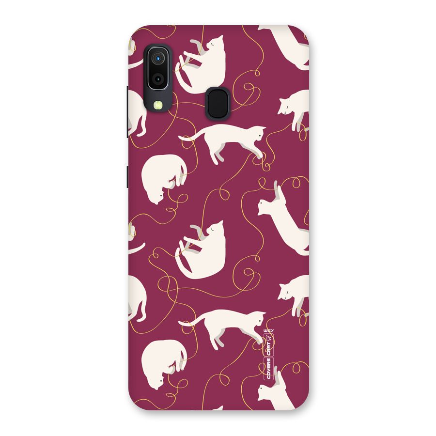 Lazy Kitty Back Case for Galaxy M10s