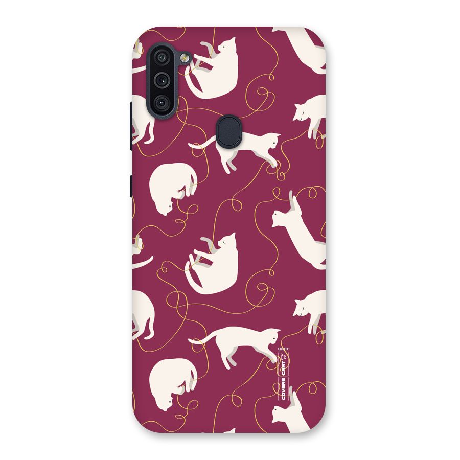 Lazy Kitty Back Case for Galaxy M11
