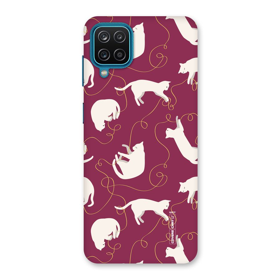 Lazy Kitty Back Case for Galaxy M12