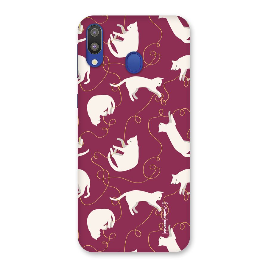Lazy Kitty Back Case for Galaxy M20
