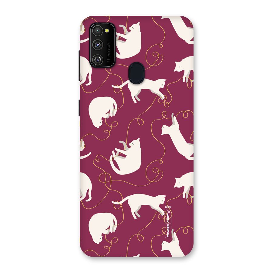 Lazy Kitty Back Case for Galaxy M30s