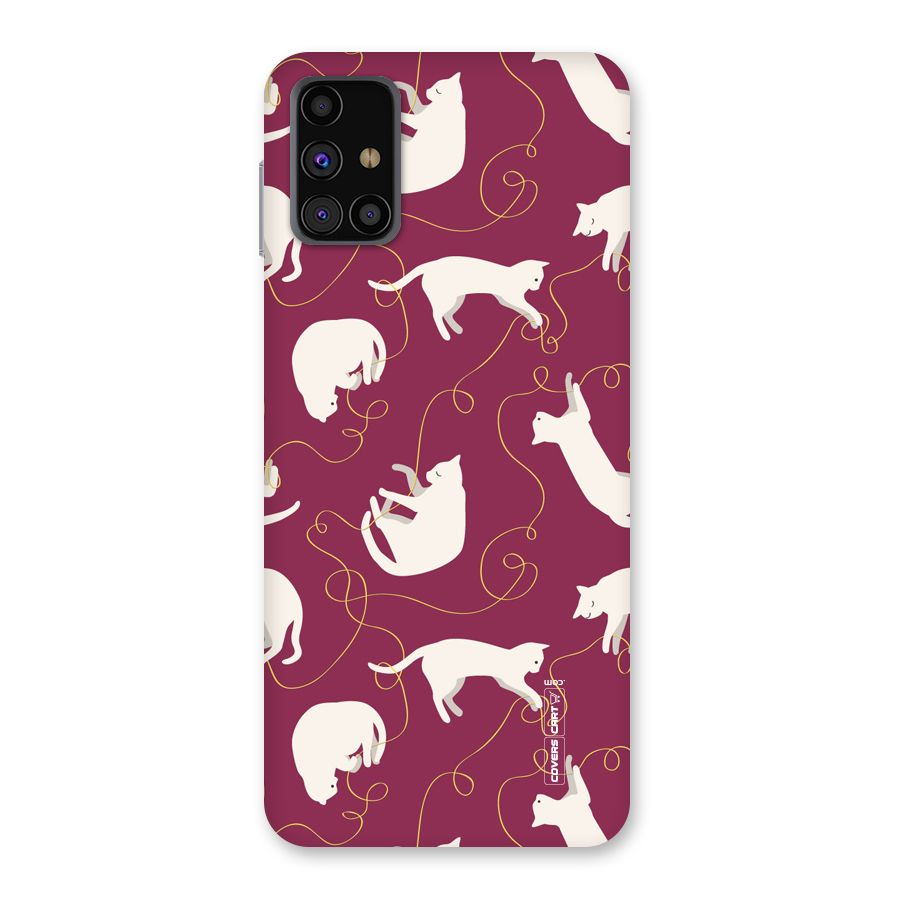 Lazy Kitty Back Case for Galaxy M31s
