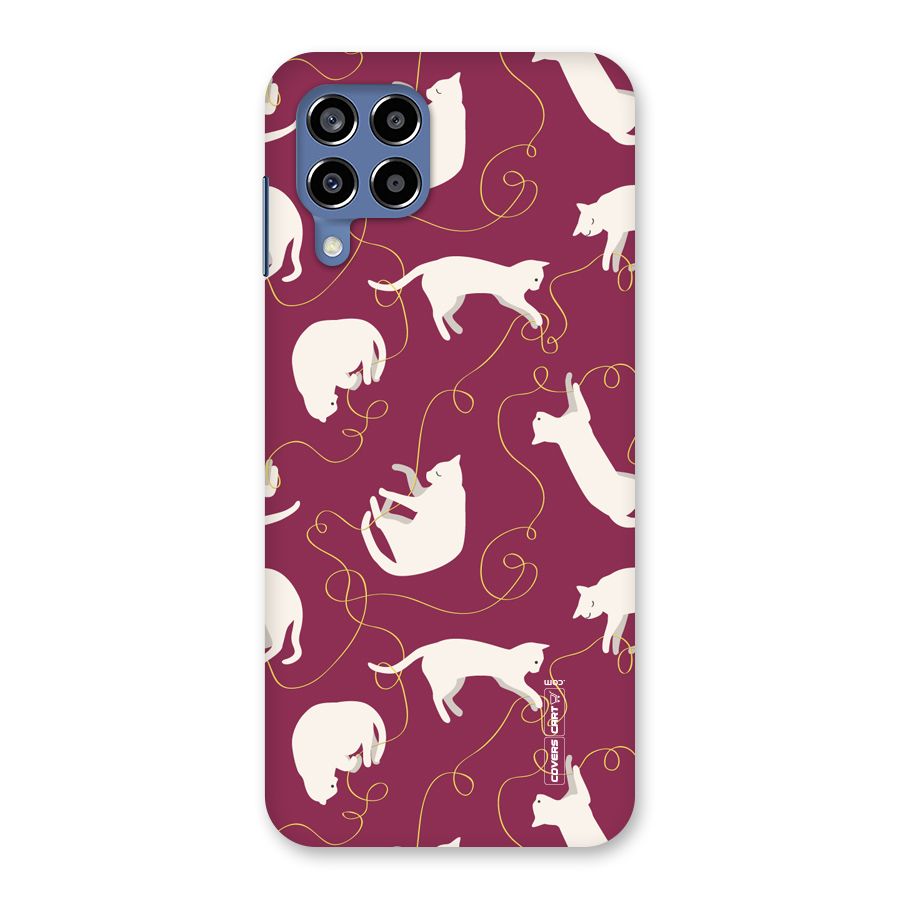 Lazy Kitty Back Case for Galaxy M53 5G