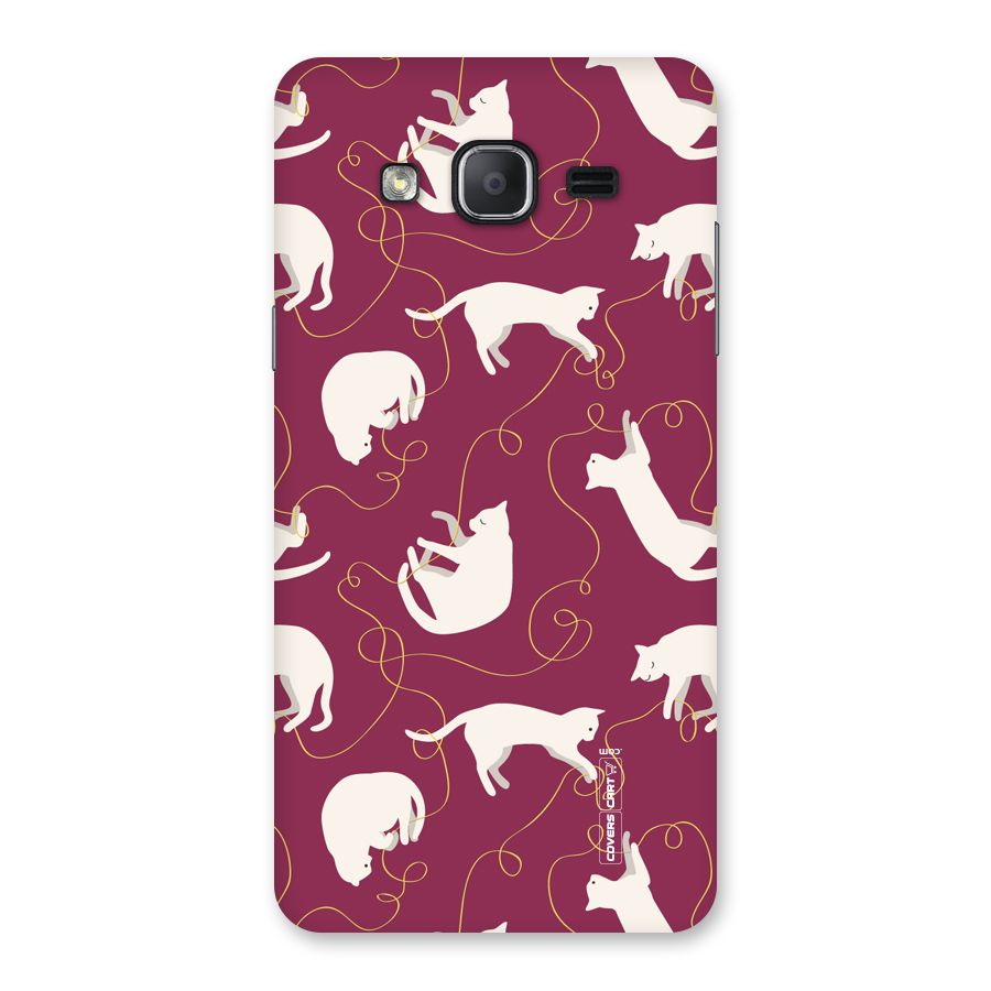 Lazy Kitty Back Case for Galaxy On7 Pro