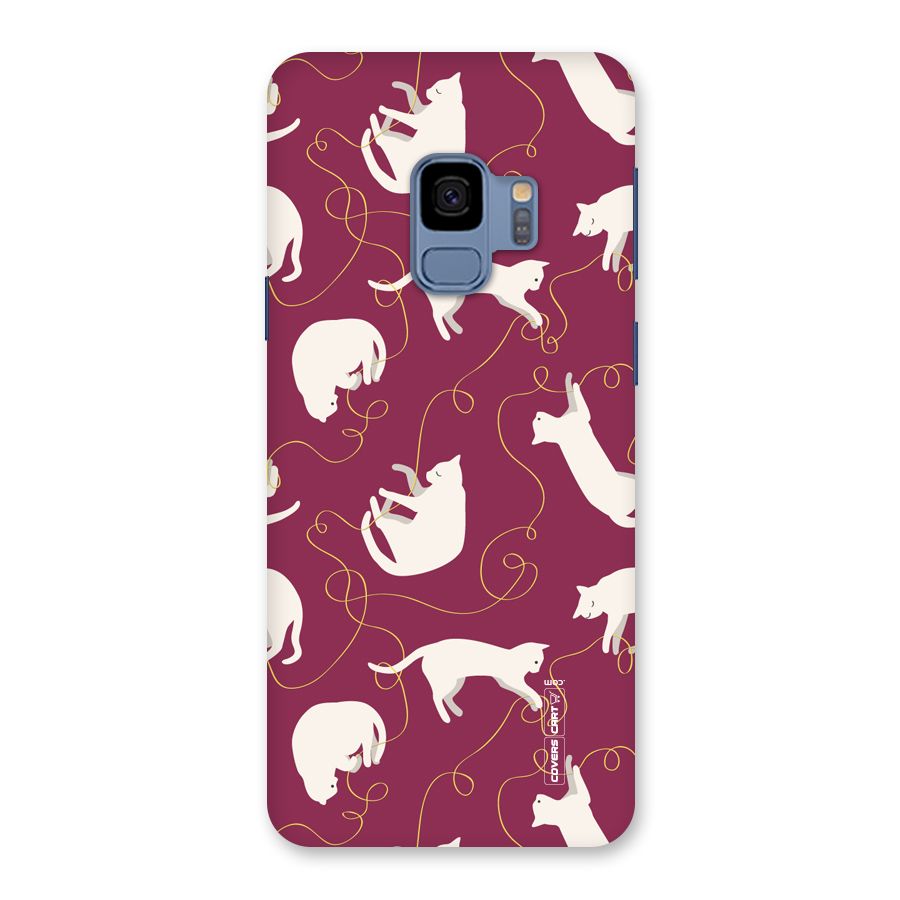 Lazy Kitty Back Case for Galaxy S9