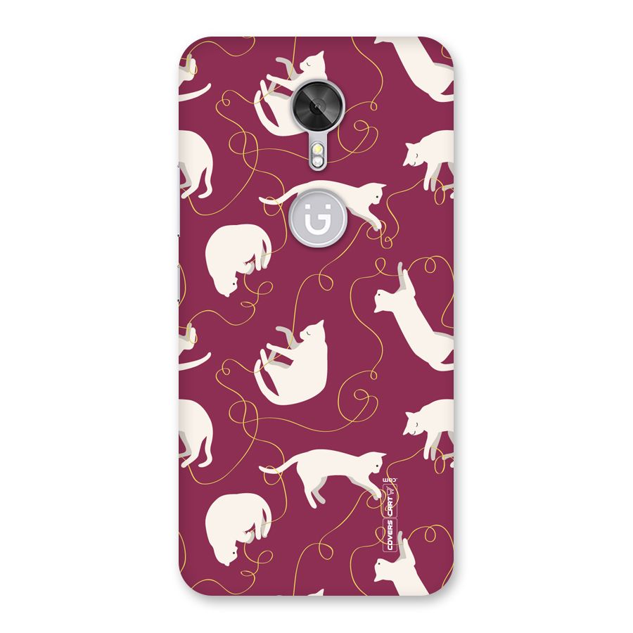 Lazy Kitty Back Case for Gionee A1