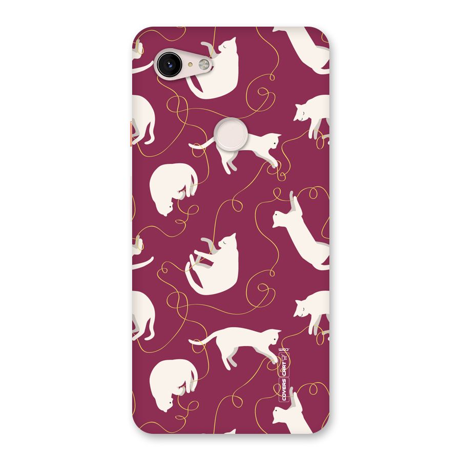 Lazy Kitty Back Case for Google Pixel 3 XL