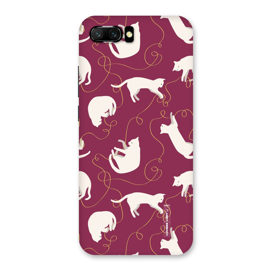 Lazy Kitty Back Case for Honor 10