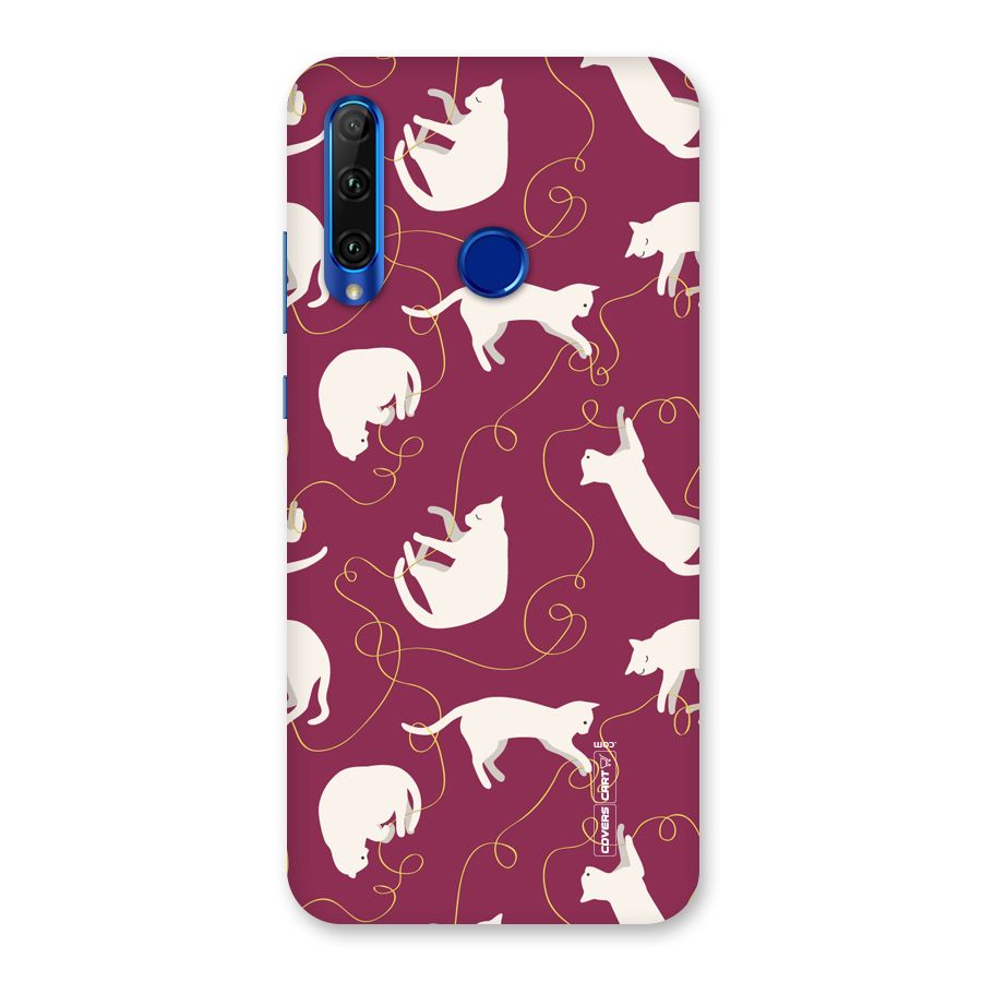 Lazy Kitty Back Case for Honor 20i