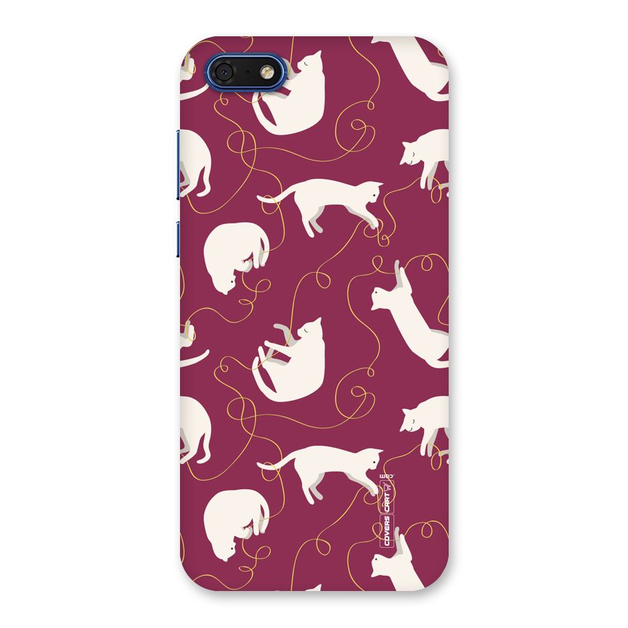 Lazy Kitty Back Case for Honor 7s