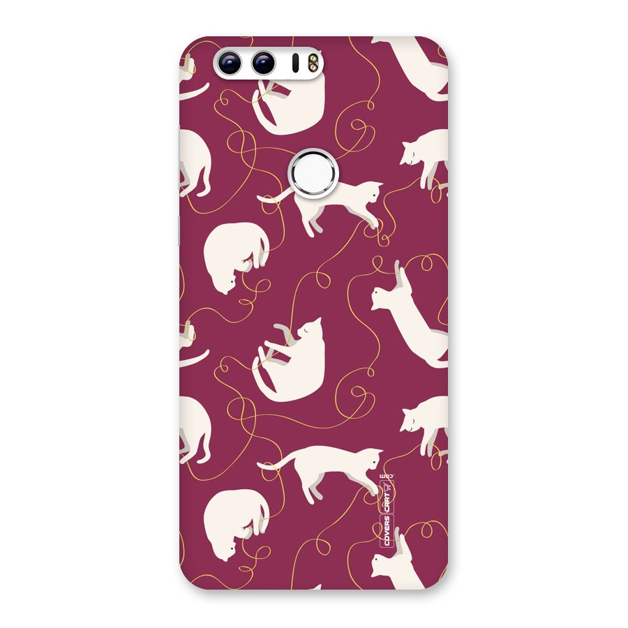 Lazy Kitty Back Case for Honor 8