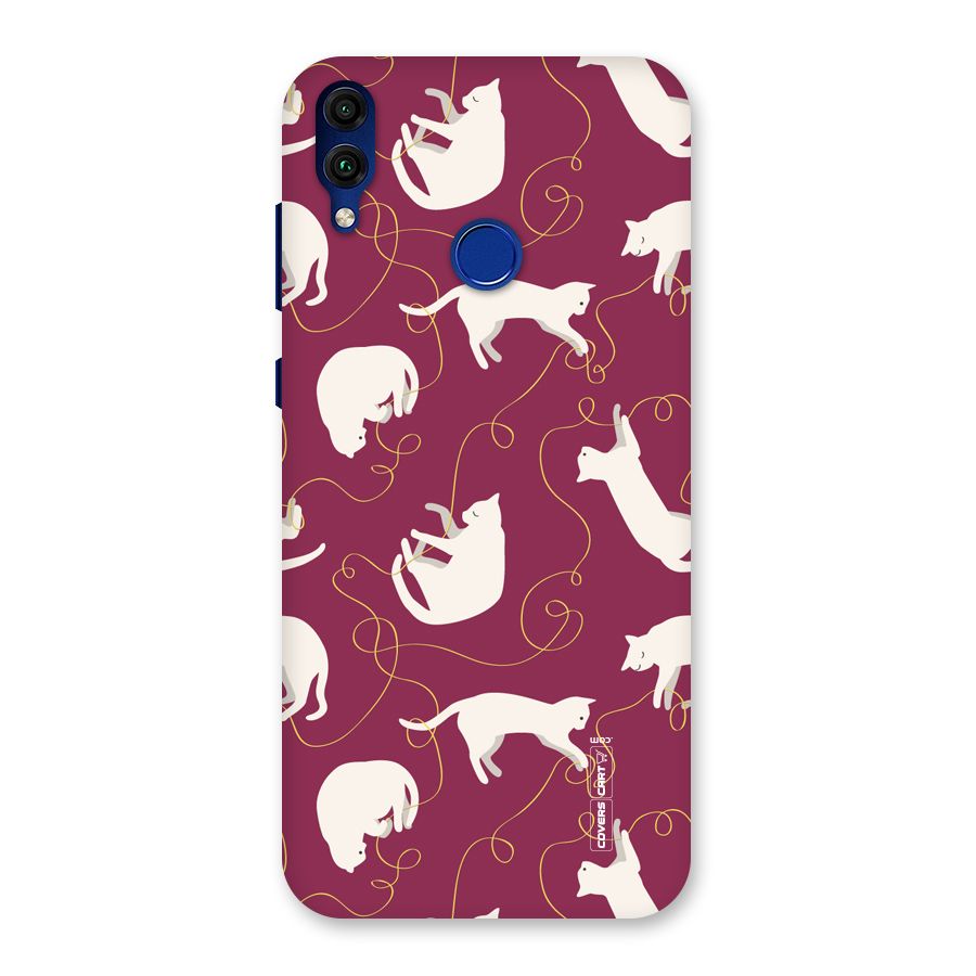 Lazy Kitty Back Case for Honor 8C