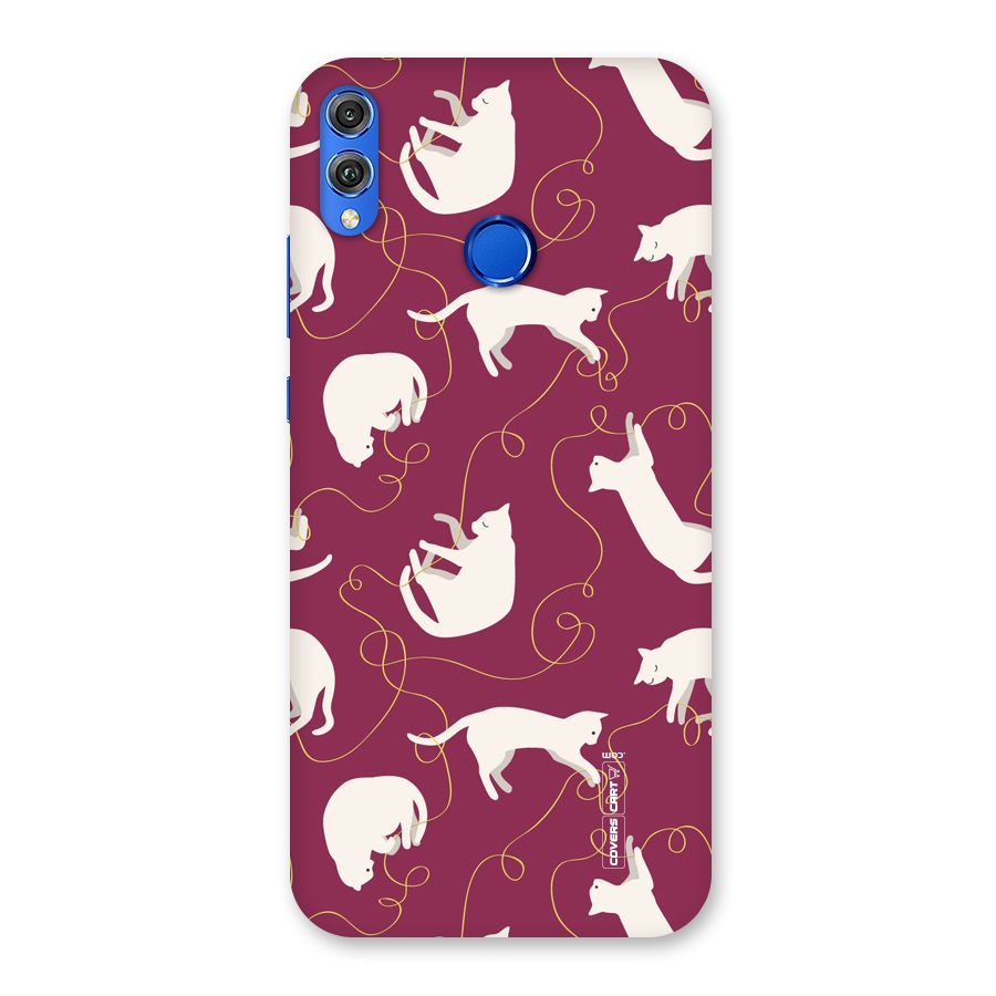 Lazy Kitty Back Case for Honor 8X