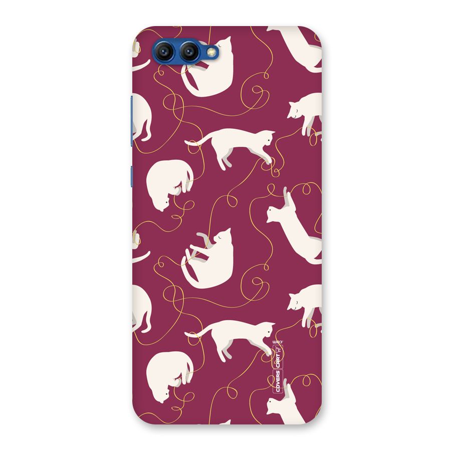 Lazy Kitty Back Case for Honor View 10