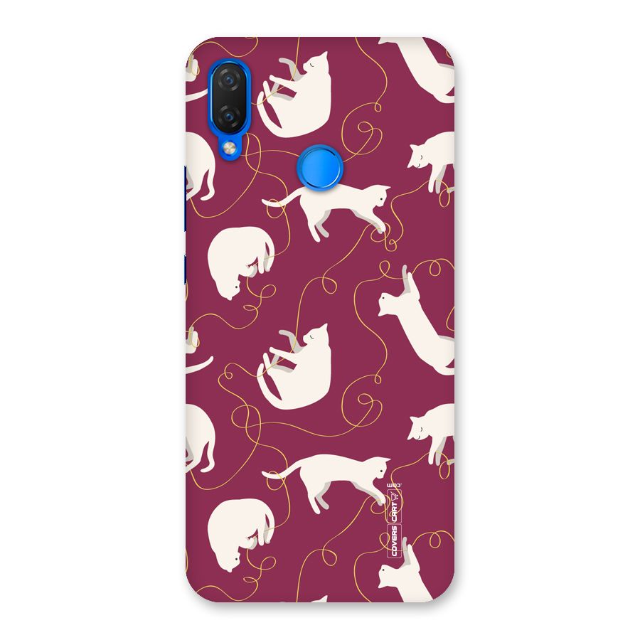 Lazy Kitty Back Case for Huawei P Smart+