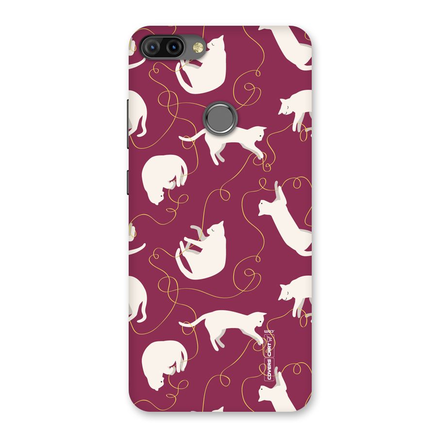 Lazy Kitty Back Case for Infinix Hot 6 Pro