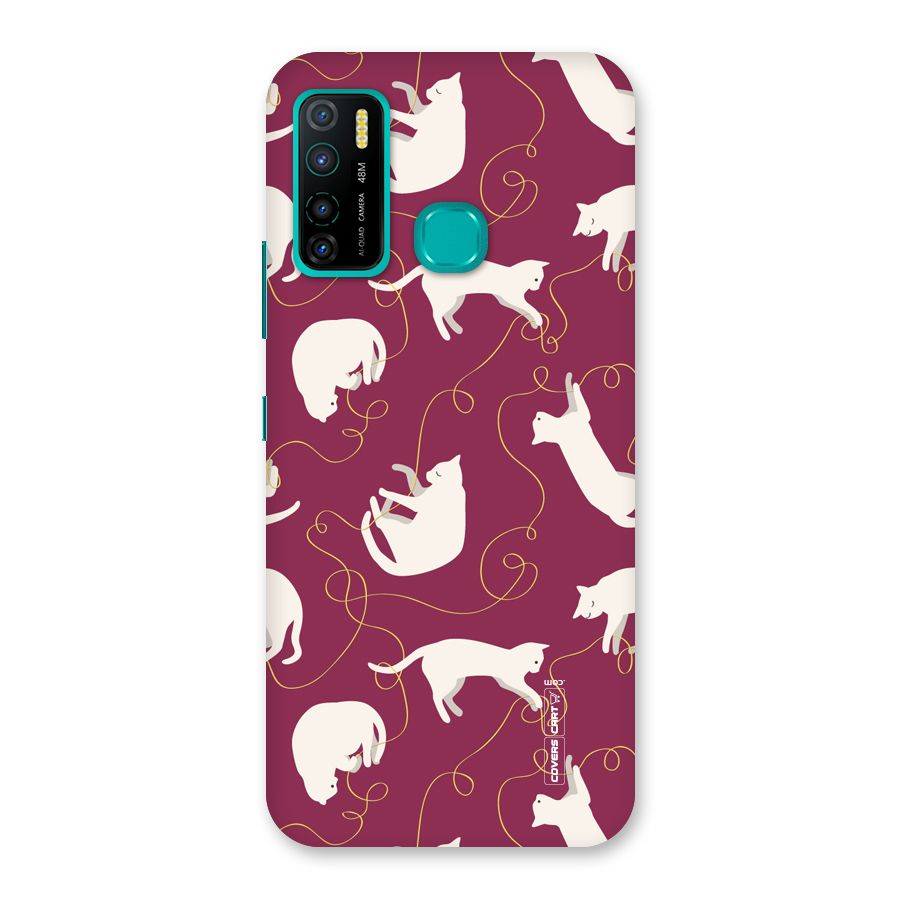 Lazy Kitty Back Case for Infinix Hot 9 Pro