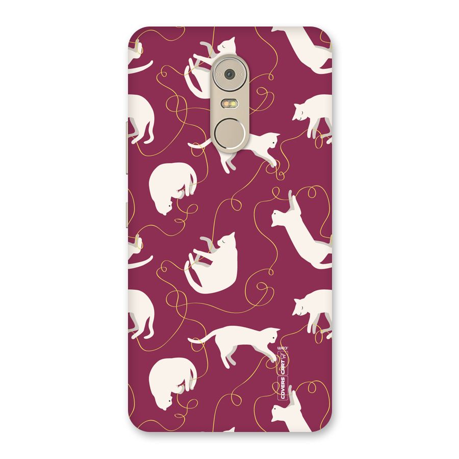 Lazy Kitty Back Case for Lenovo K6 Note