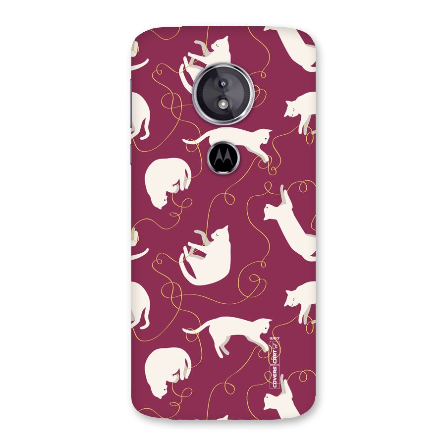 Lazy Kitty Back Case for Moto E5