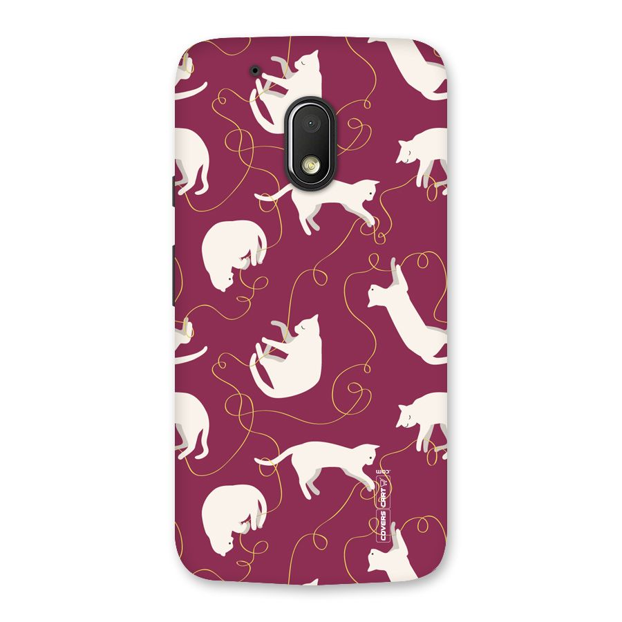 Lazy Kitty Back Case for Moto G4 Play