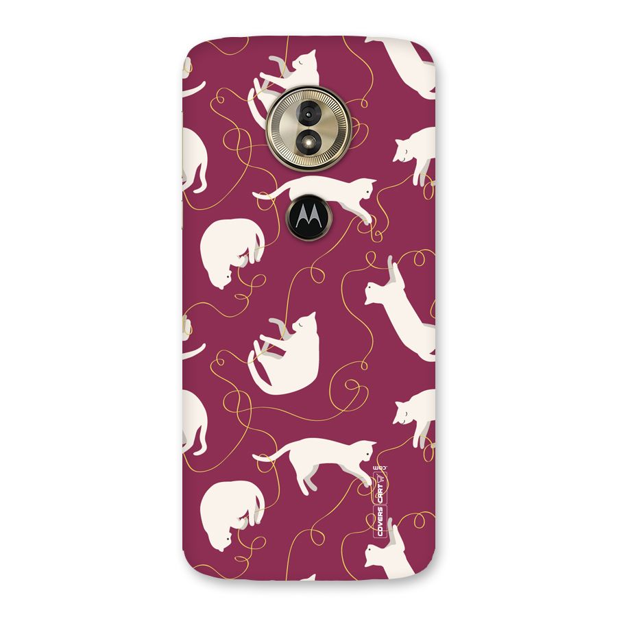 Lazy Kitty Back Case for Moto G6 Play