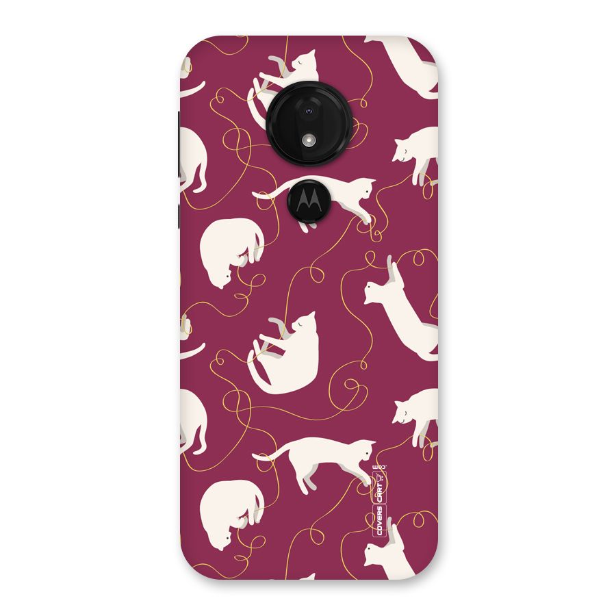 Lazy Kitty Back Case for Moto G7 Power
