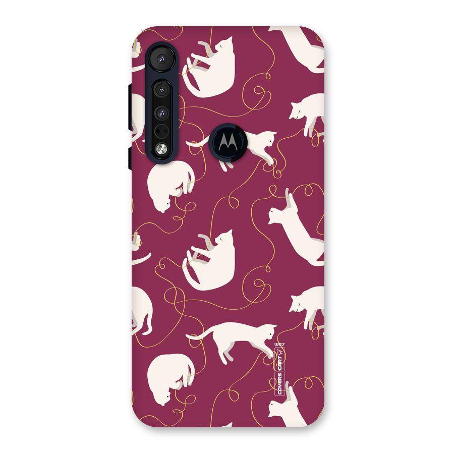 Lazy Kitty Back Case for Motorola One Macro