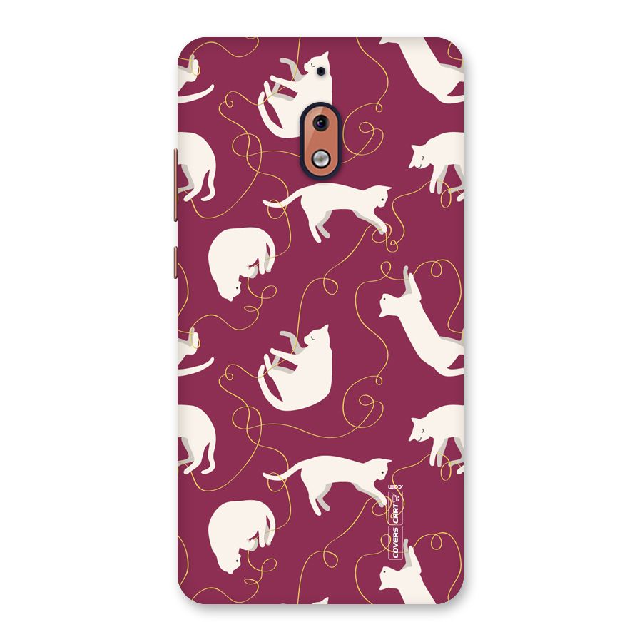 Lazy Kitty Back Case for Nokia 2.1