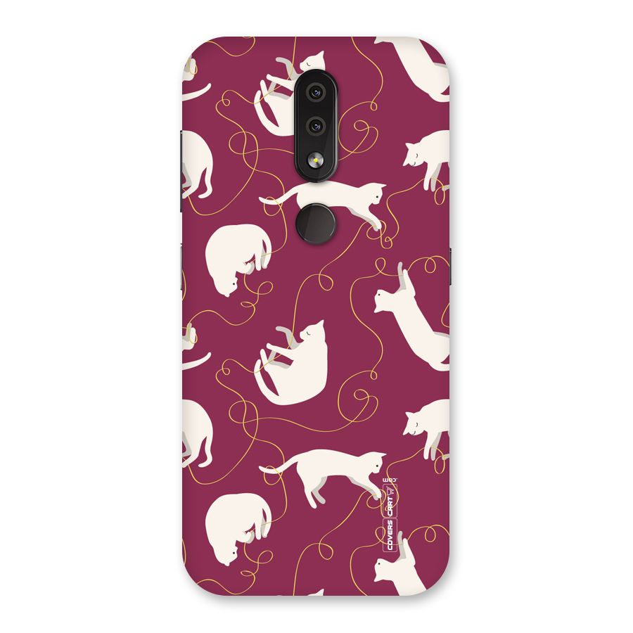 Lazy Kitty Back Case for Nokia 4.2