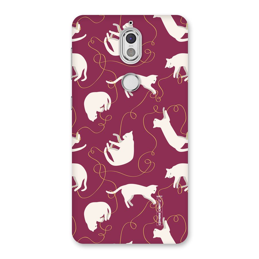 Lazy Kitty Back Case for Nokia 7