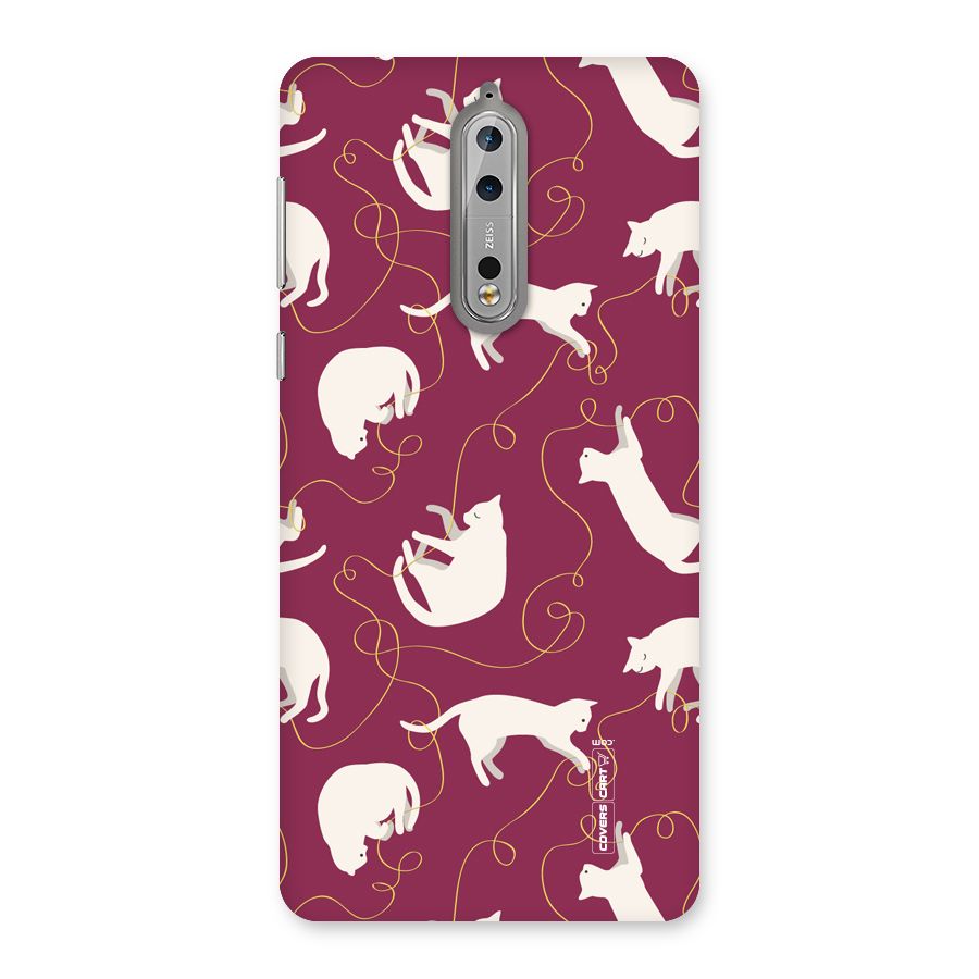 Lazy Kitty Back Case for Nokia 8
