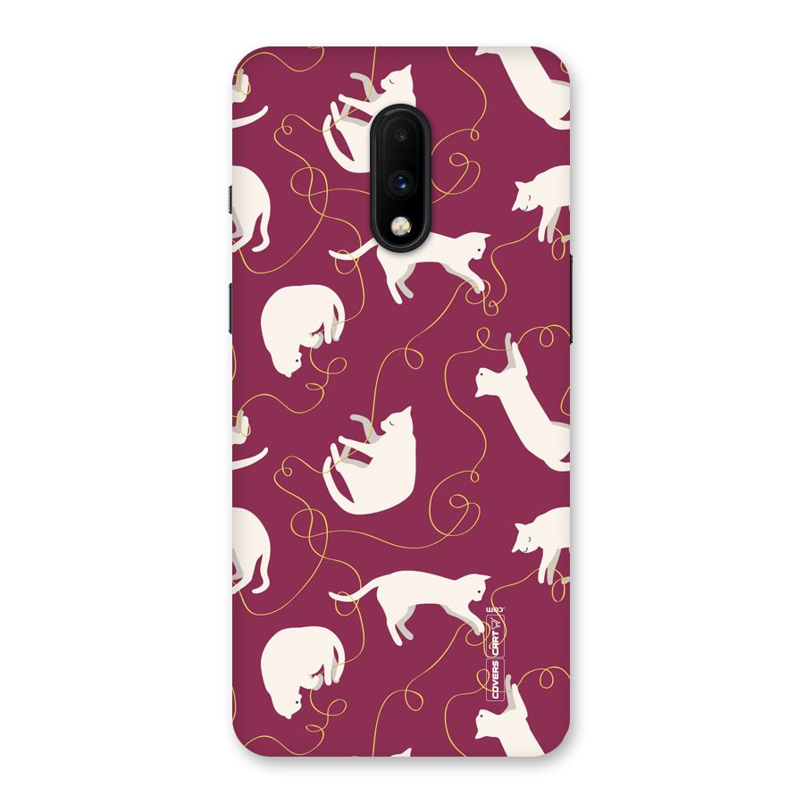 Lazy Kitty Back Case for OnePlus 7