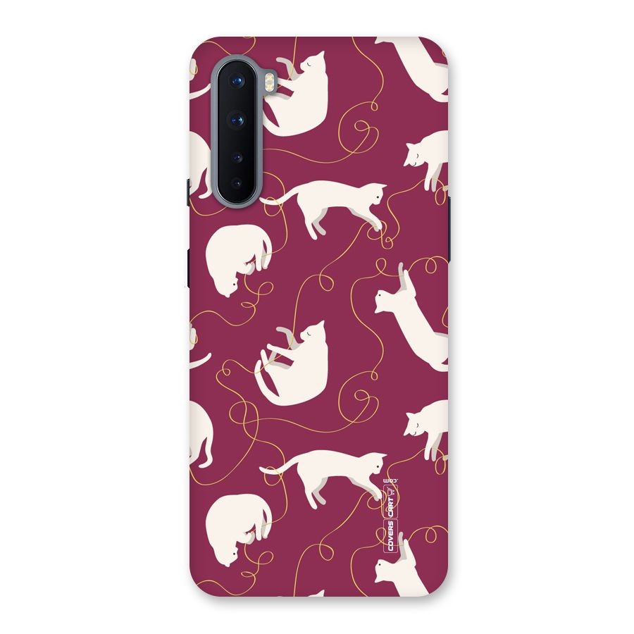 Lazy Kitty Back Case for OnePlus Nord