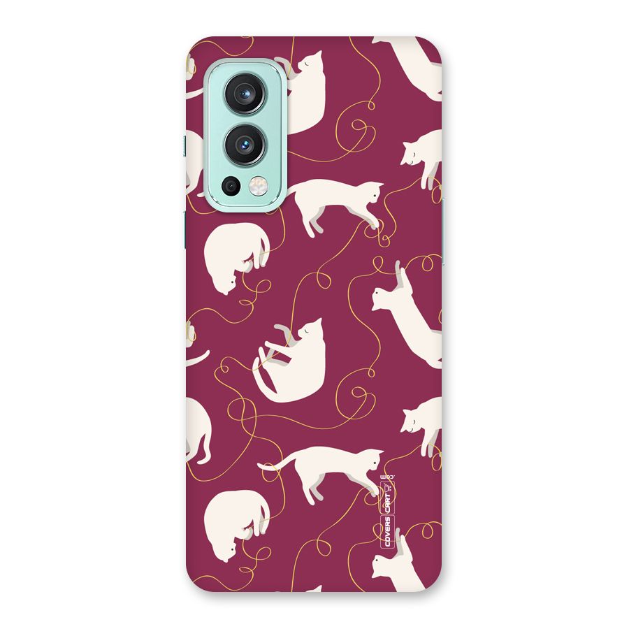 Lazy Kitty Back Case for OnePlus Nord 2 5G