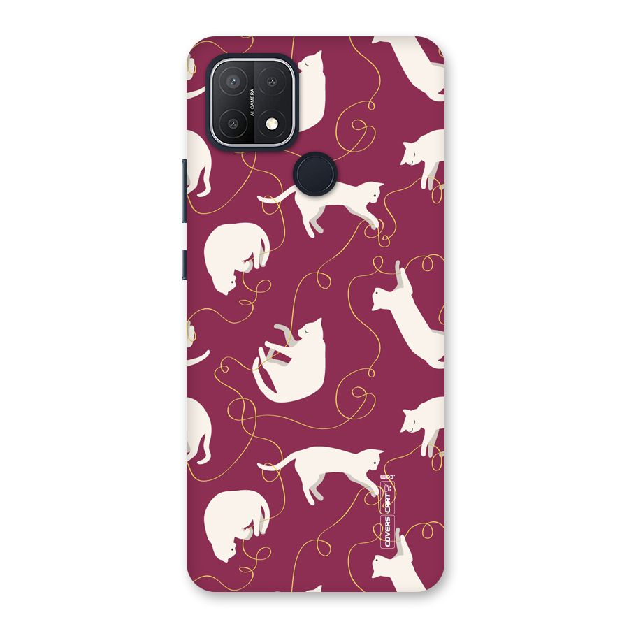 Lazy Kitty Back Case for Oppo A15s
