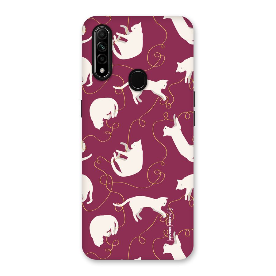 Lazy Kitty Back Case for Oppo A31