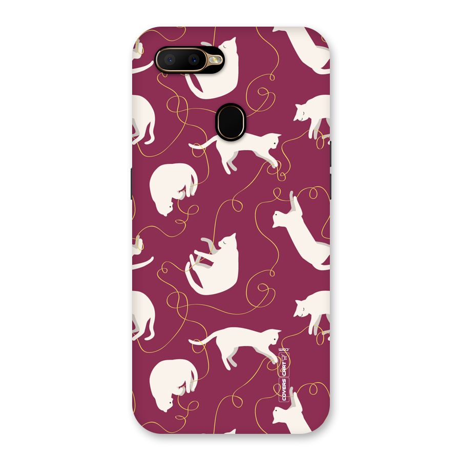 Lazy Kitty Back Case for Oppo A5s
