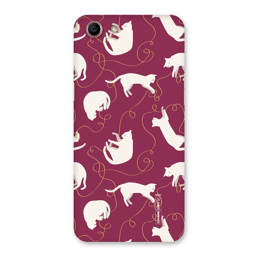 Lazy Kitty Back Case for Oppo A83 (2018)