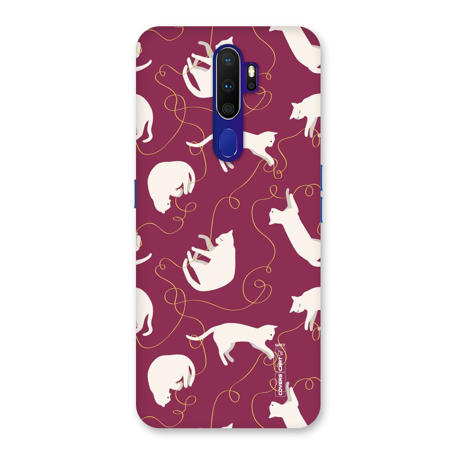 Lazy Kitty Back Case for Oppo A9 (2020)