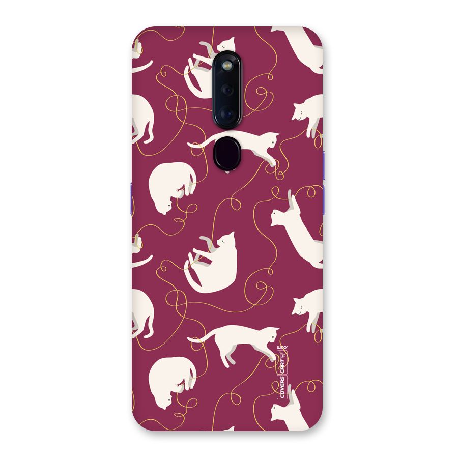 Lazy Kitty Back Case for Oppo F11 Pro