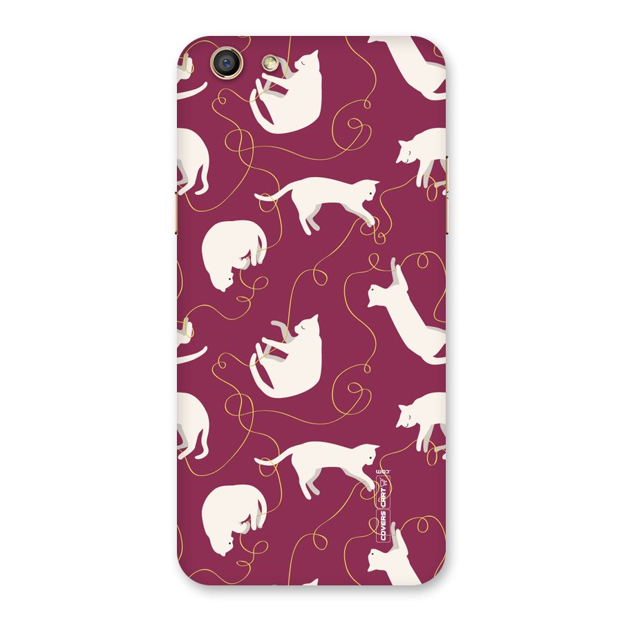 Lazy Kitty Back Case for Oppo F3