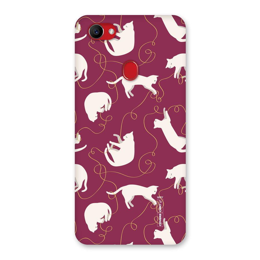 Lazy Kitty Back Case for Oppo F7
