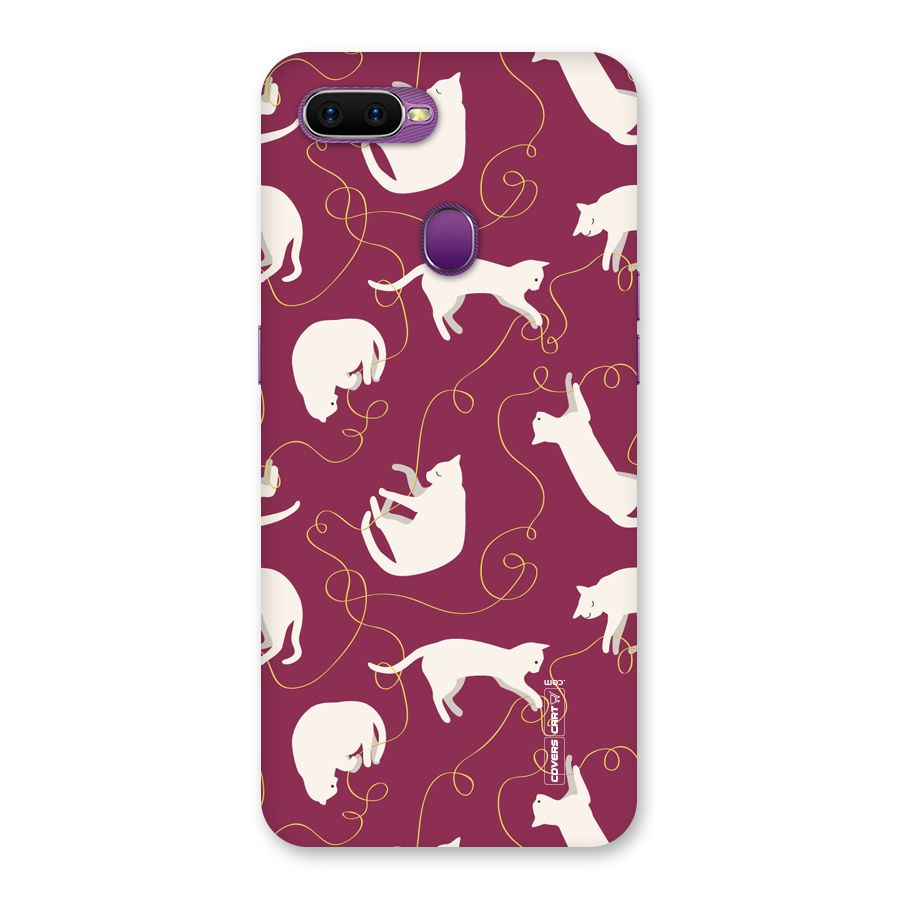 Lazy Kitty Back Case for Oppo F9