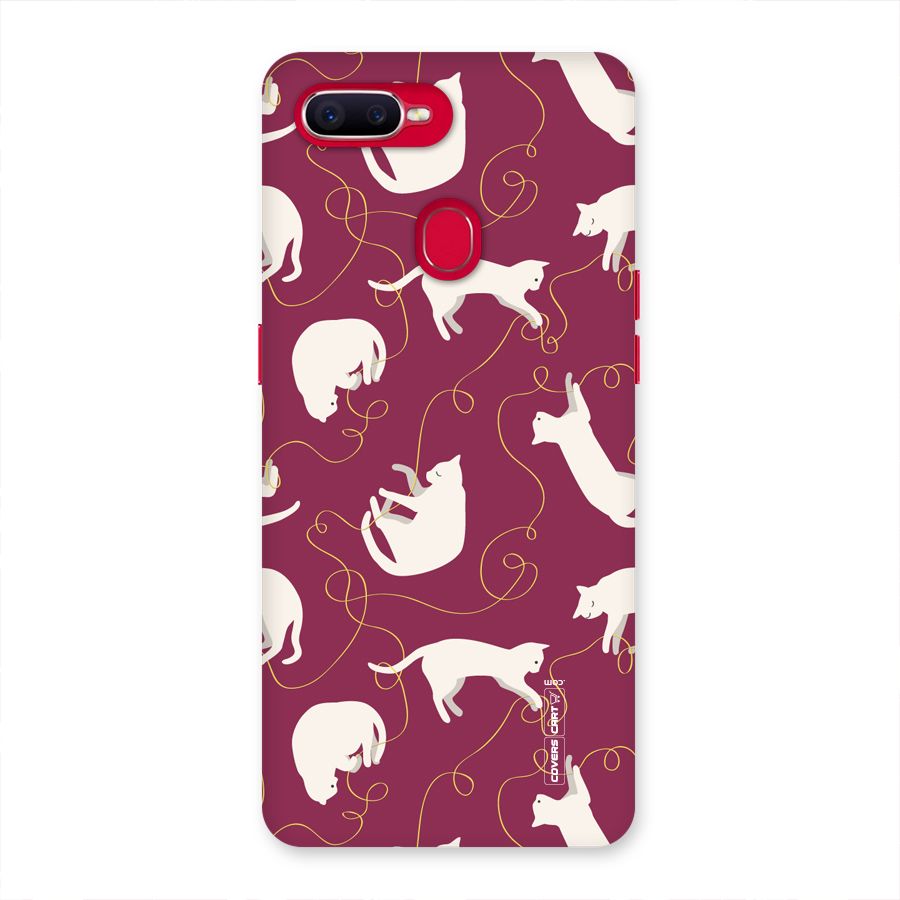 Lazy Kitty Back Case for Oppo F9 Pro