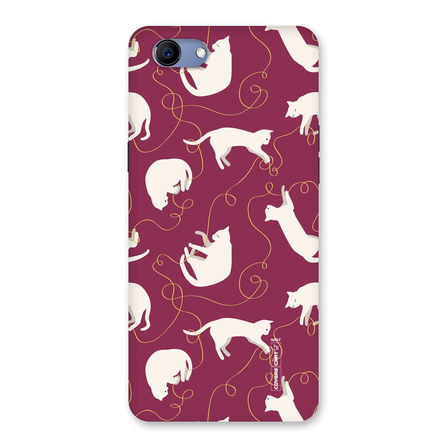 Lazy Kitty Back Case for Oppo Realme 1
