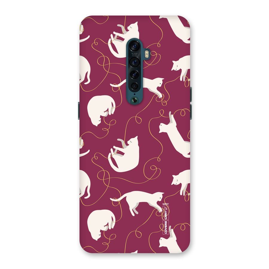 Lazy Kitty Back Case for Oppo Reno2